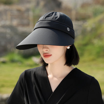 Summer Sun Hat for Women with Large Brim and Removable Top MsPineappleCrafts