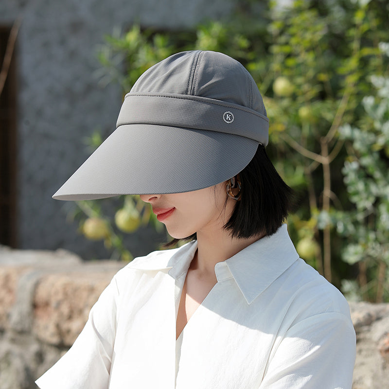 Summer Sun Hat for Women with Large Brim and Removable Top MsPineappleCrafts