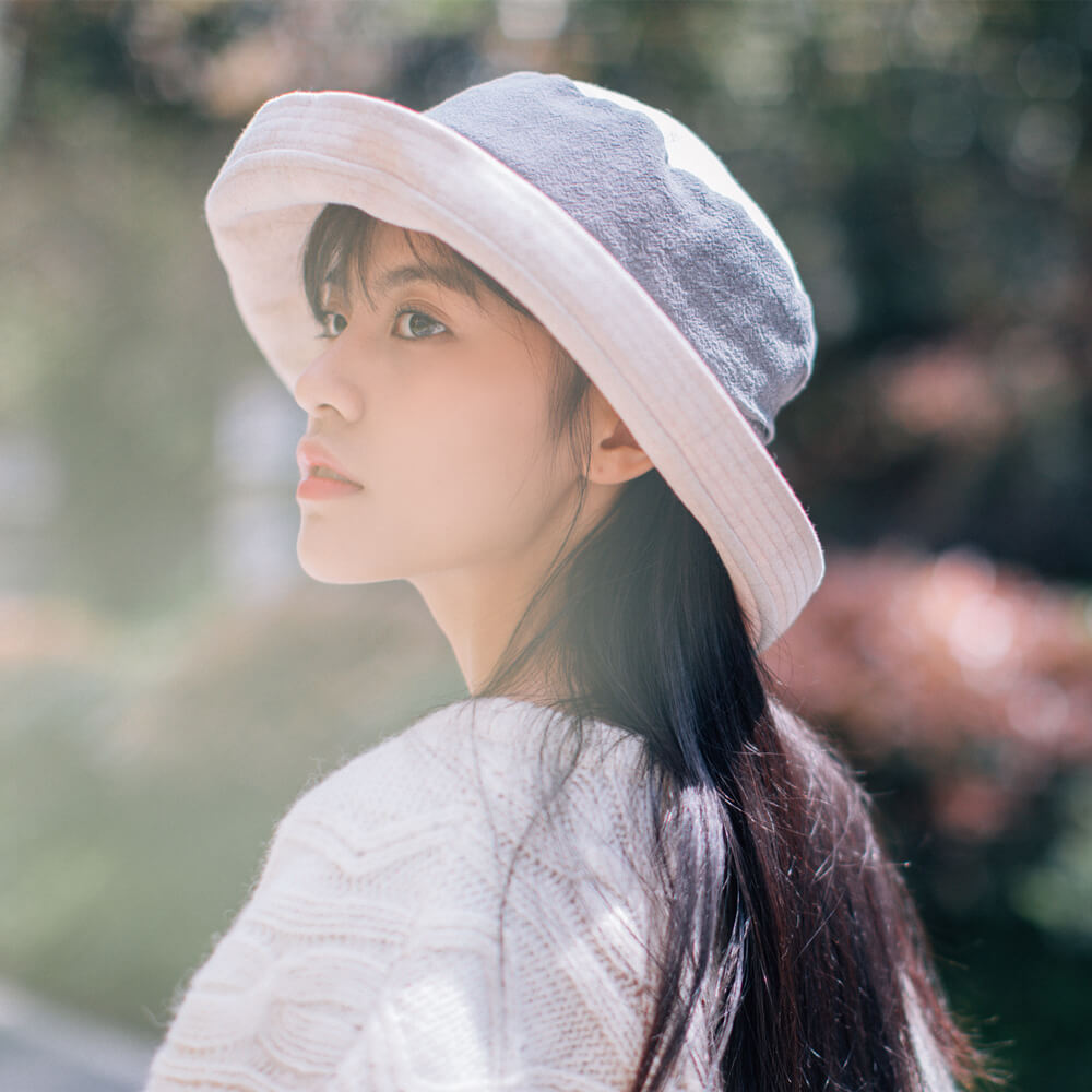Summer Linen Bucket Hat for Women MsPineappleCrafts