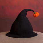 Wool Felt Halloween Witch Hat for Women and Kid MsPineappleCrafts
