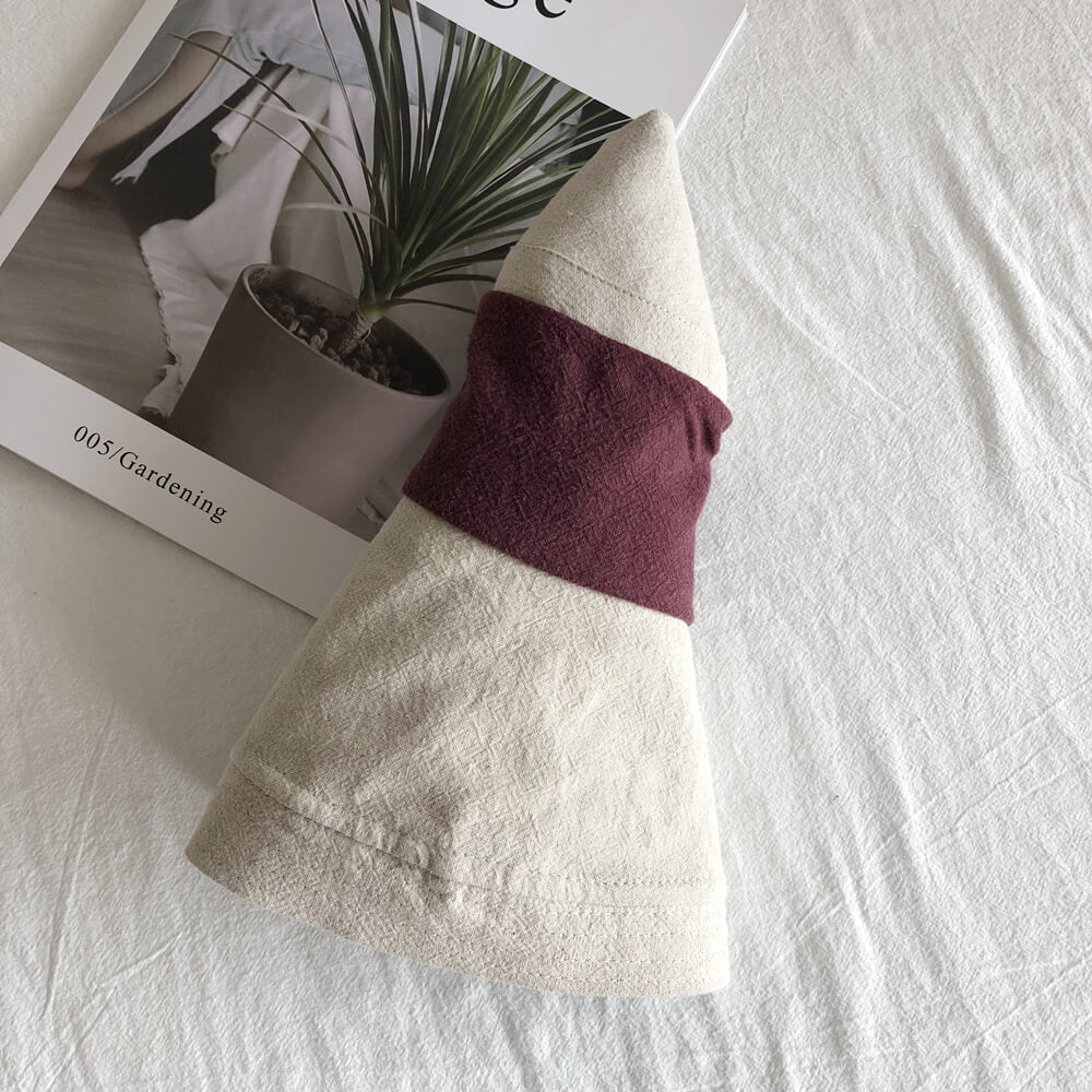 Summer Linen Bucket Hat for Women MsPineappleCrafts