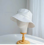 Linen Bucket Hat-Minimalist Design MsPineappleCrafts