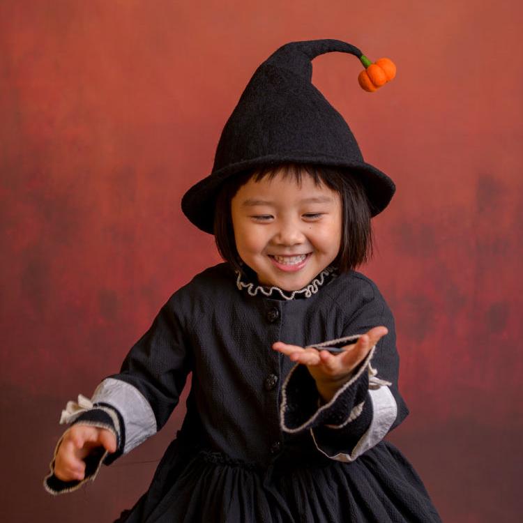 Wool Felt Halloween Witch Hat for Women and Kid MsPineappleCrafts