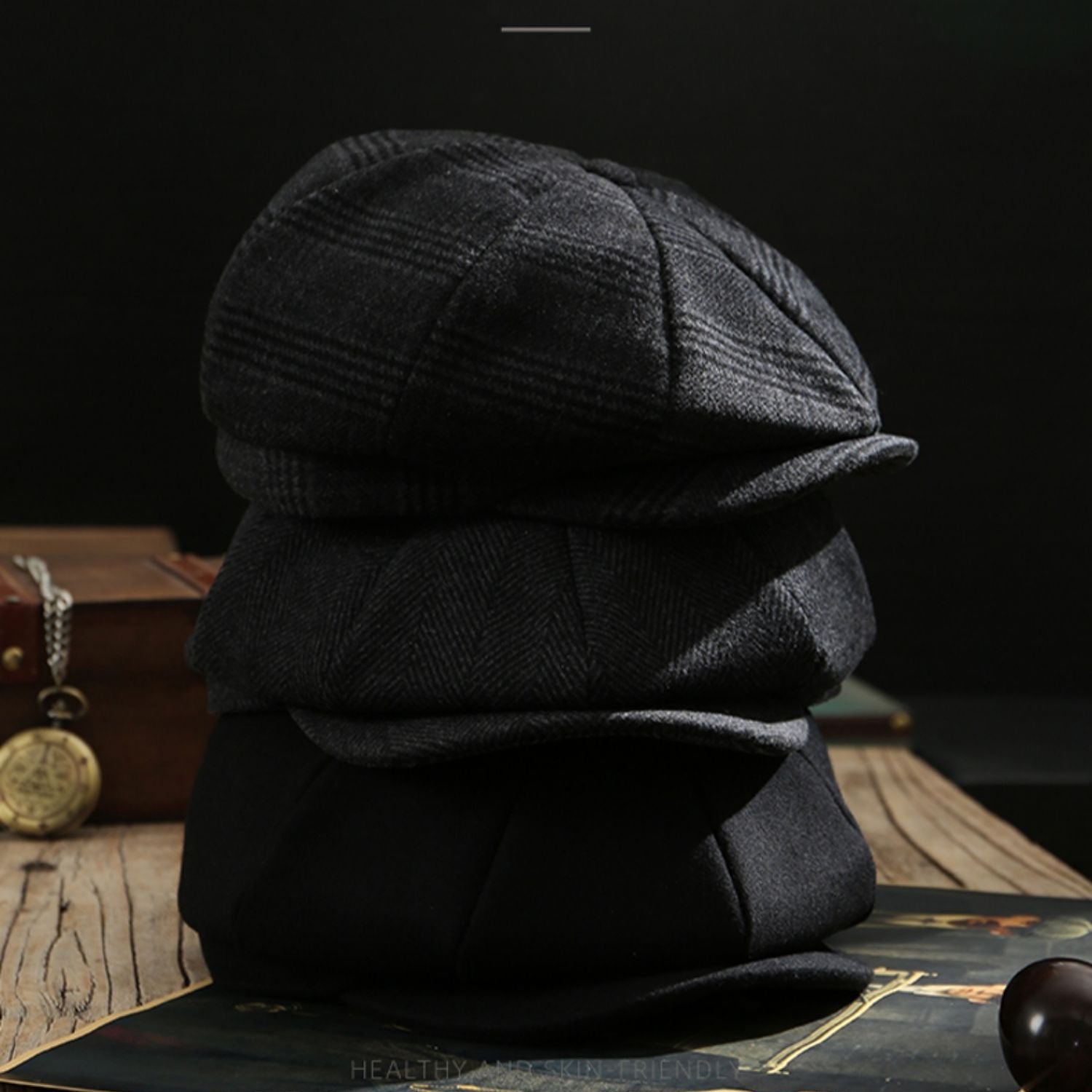 Wool 8-Panel Gatsby Newsboy Cap Unisex - Image 19
