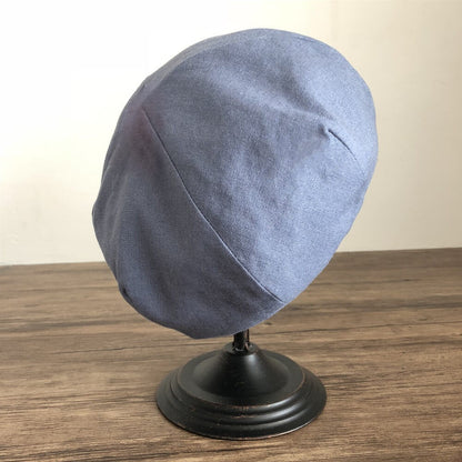Summer Linen Blend Beret MsPineappleCrafts