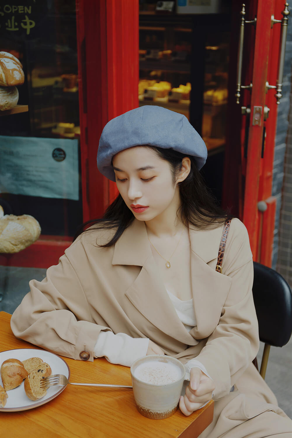 Summer Linen Blend Beret MsPineappleCrafts