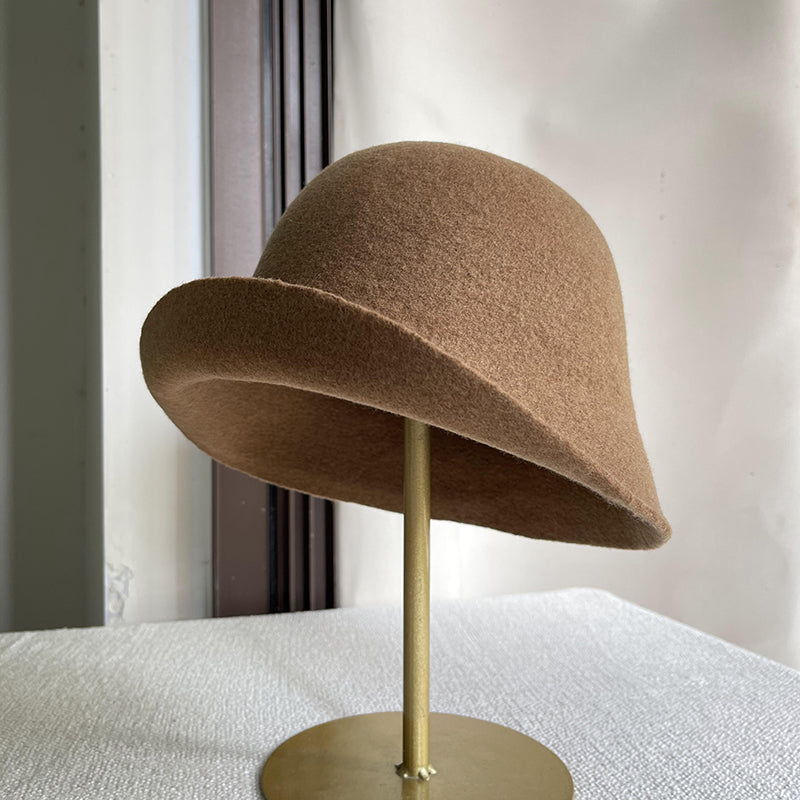 Light Wool Bucket Hat – Coffee