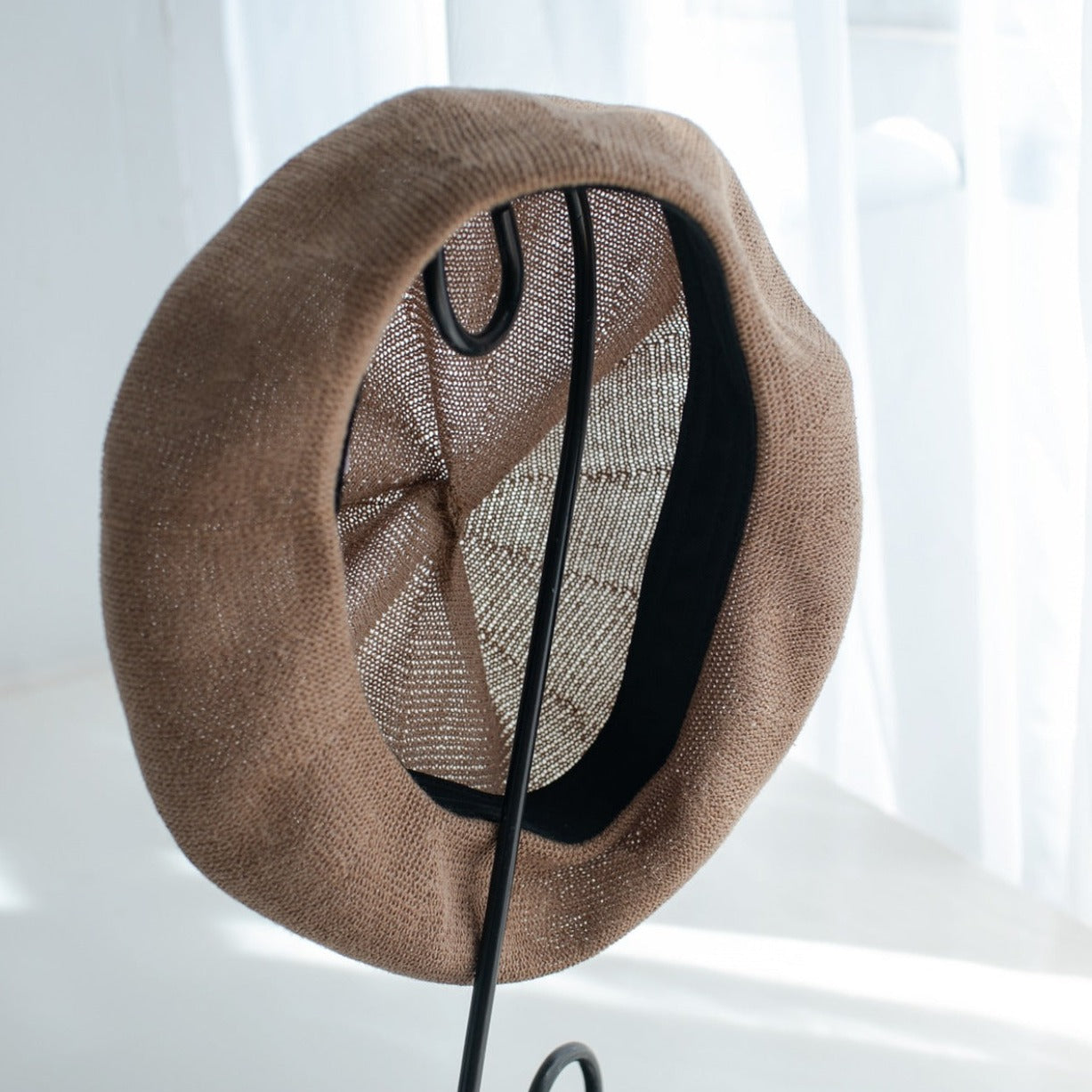 Solid Colour Linen Beret MsPineappleCrafts