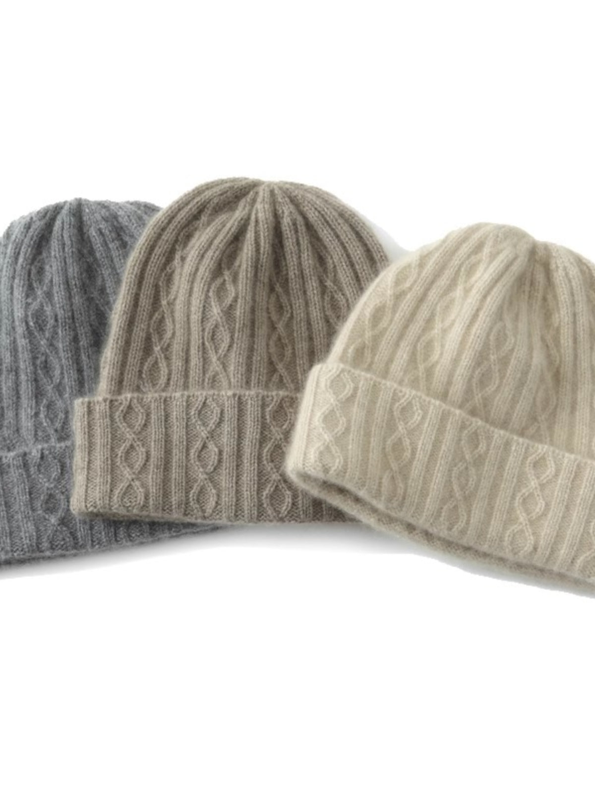 100% Cashmere Unisex Knitted  Beanie Hat Mspineapplecrafts