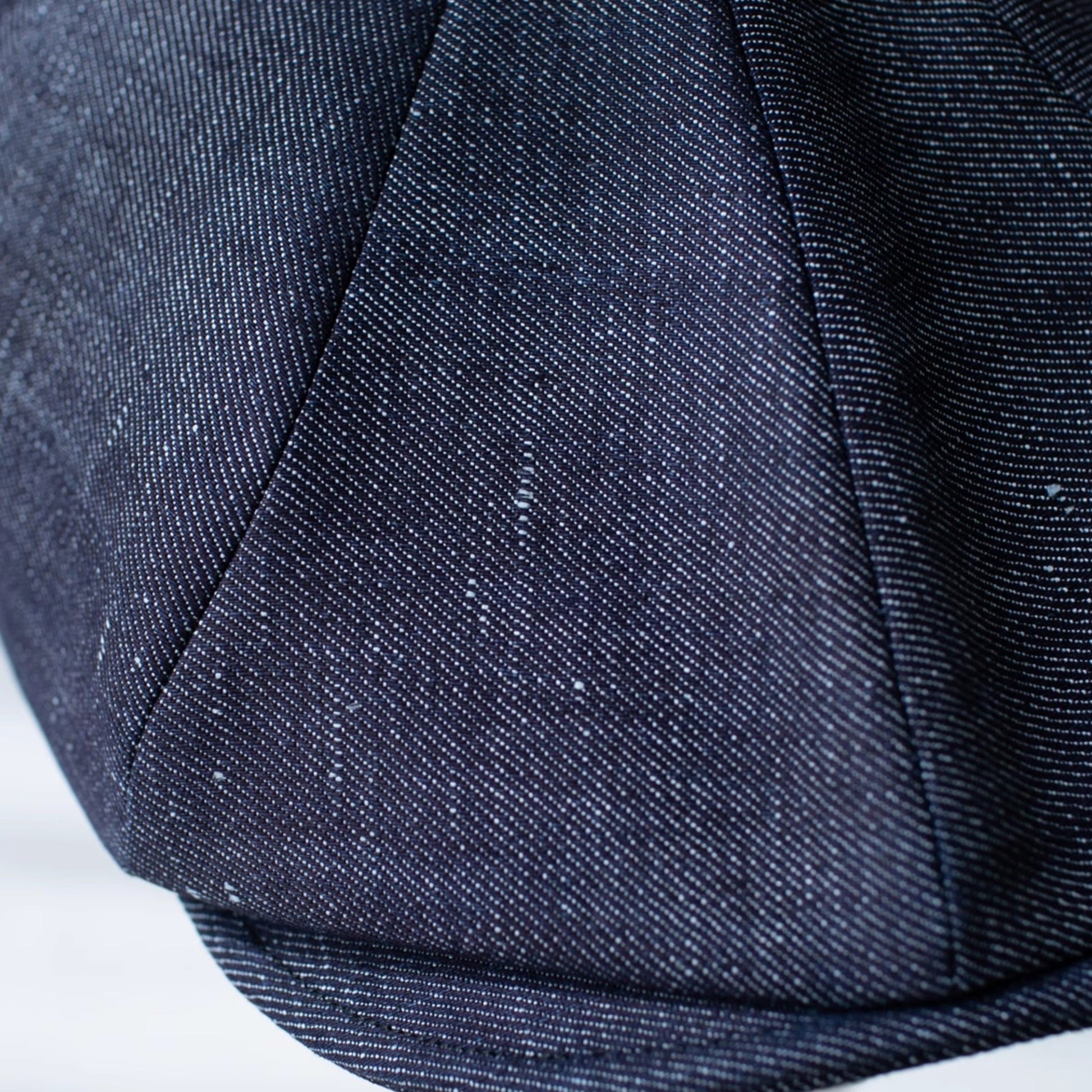Short Brim Linen Newsboy Cap MsPineappleCrafts