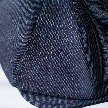 Short Brim Linen Newsboy Cap MsPineappleCrafts