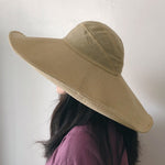 Extra Large Brim UV Protection Hat MsPineappleCrafts