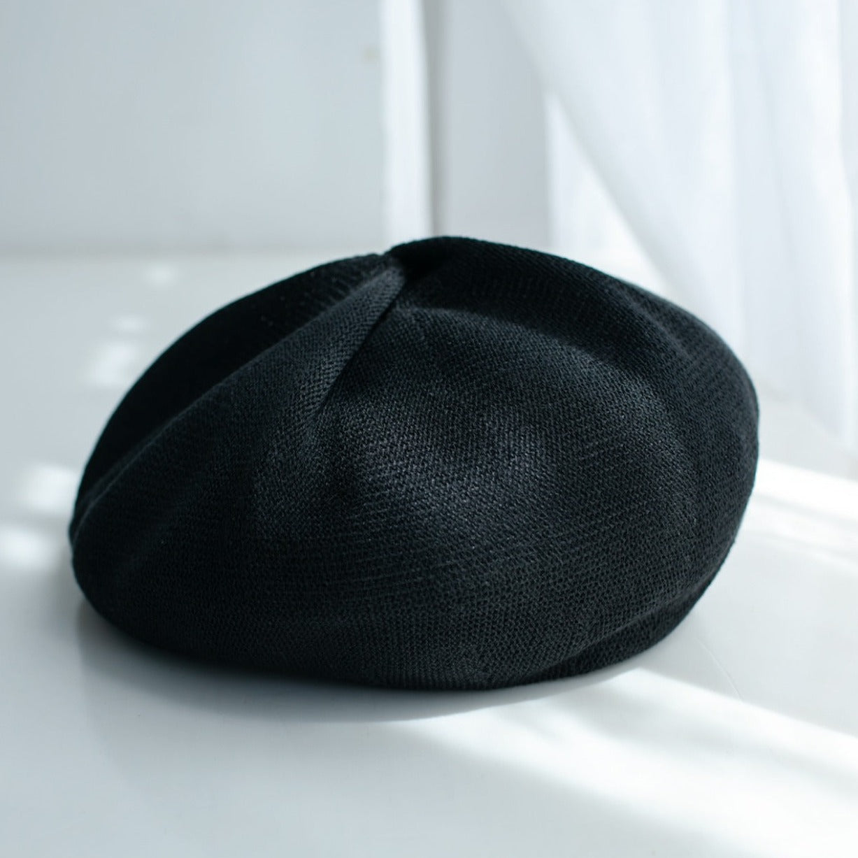Solid Colour Linen Beret MsPineappleCrafts