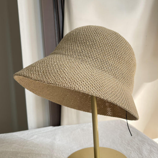 Linen Bucket Hat for Women