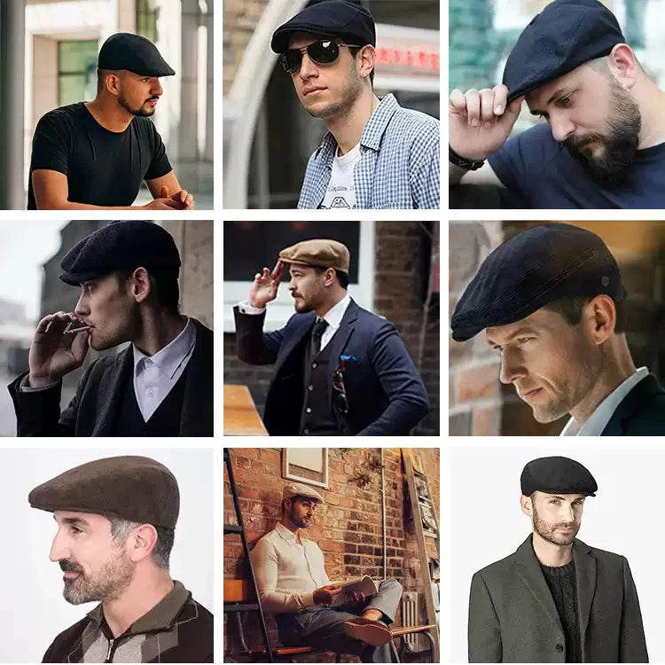 Corduroy Suede Newsboy Cap Unisex - Color Variant