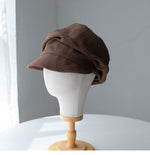 Two Way Linen Newsboy Cap MsPineappleCrafts