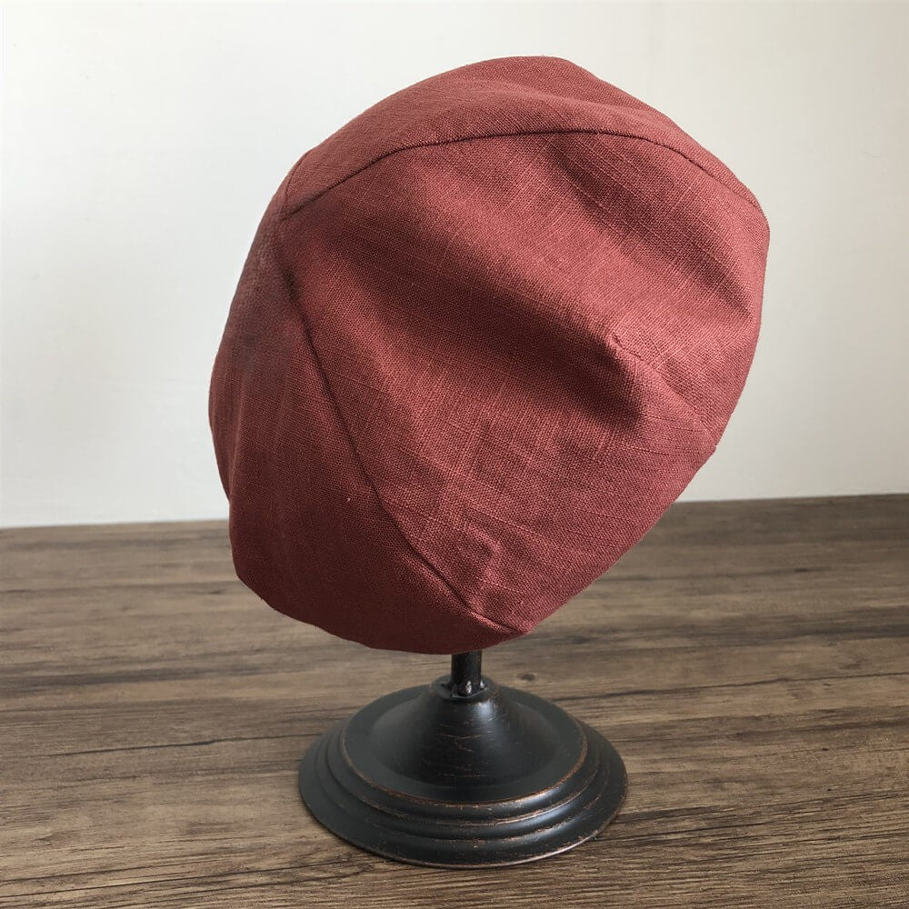 Summer Linen Beret MsPineappleCrafts