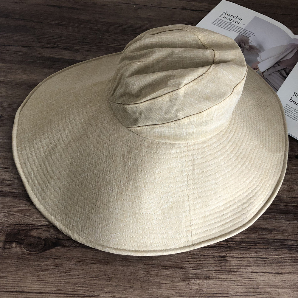 Extra Large Brim UV Protection Hat MsPineappleCrafts