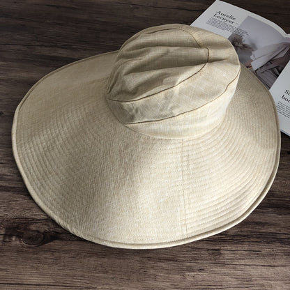 Extra Large Brim UV Protection Hat MsPineappleCrafts