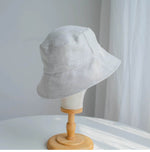 Linen Bucket Hat-Minimalist Design MsPineappleCrafts