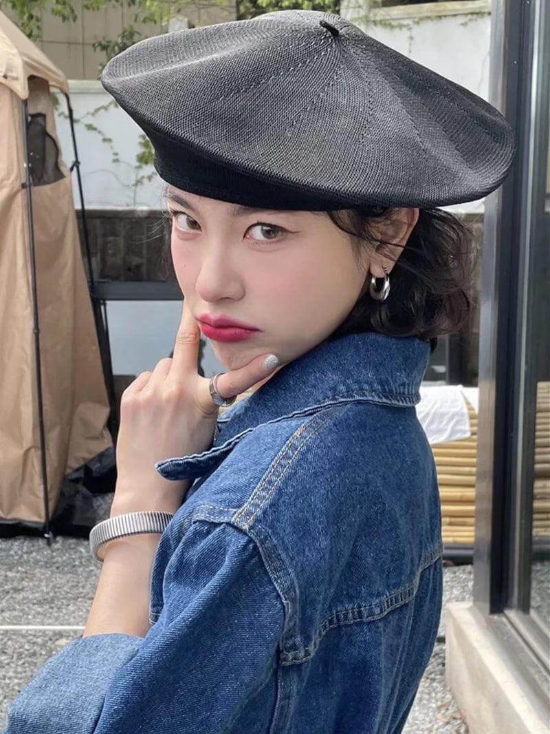 Oversize Breathable Beret for Women(Fits for large head) - Mspineapplecrafts
