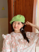 Oversize Knitted Beret for Women(Fits for large head) - Mspineapplecrafts