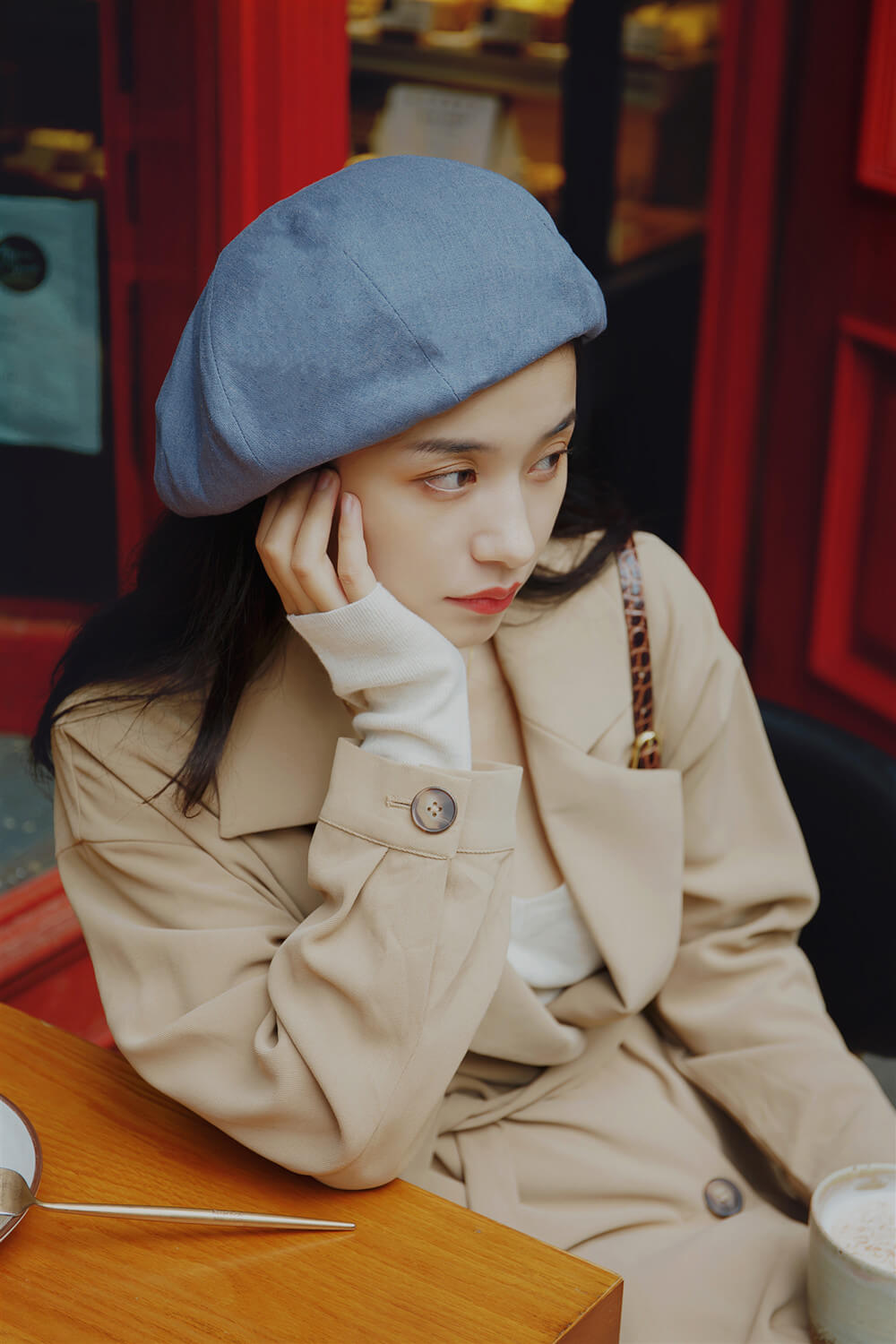 Summer Linen Blend Beret MsPineappleCrafts