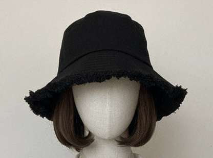 Wide Brim Denim Unisex Bucket Hat - Mspineapplecrafts
