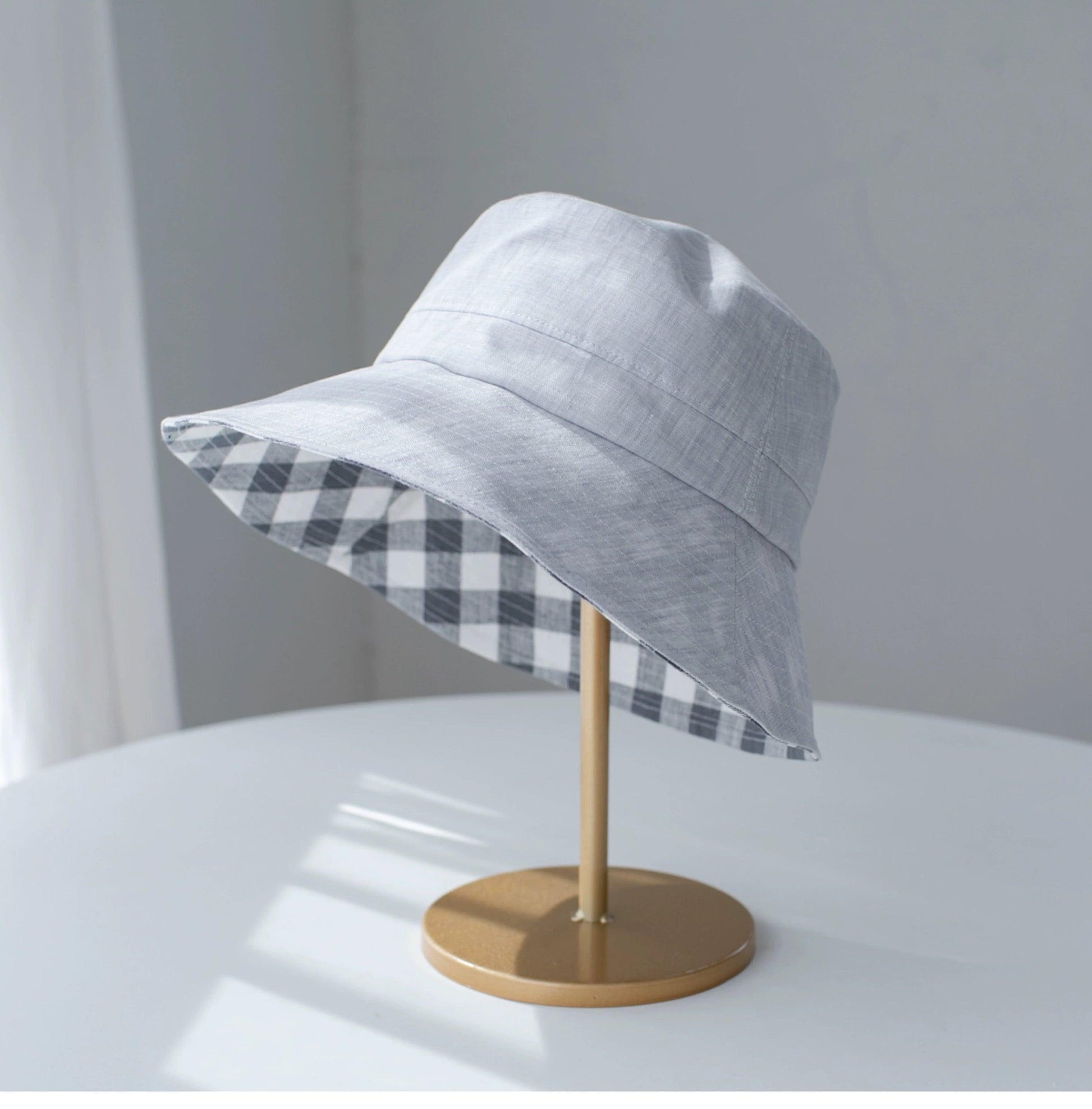 S-XXL Customized Reversible Bucket Hat for Women - Mspineapplecrafts