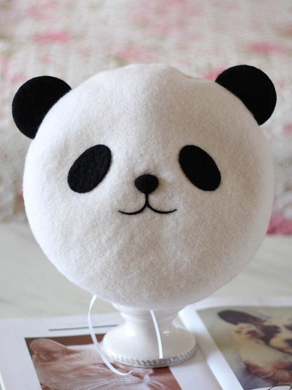 Panda Beret for Women and Kids - Mspineapplecrafts