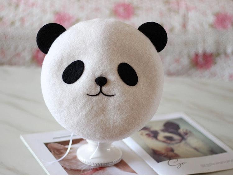 Panda Beret for Women and Kids - Mspineapplecrafts