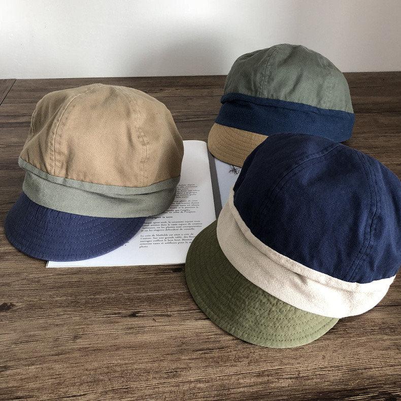 Unisex Color-blocked Baseball Sun Bucket Hat - Mspineapplecrafts