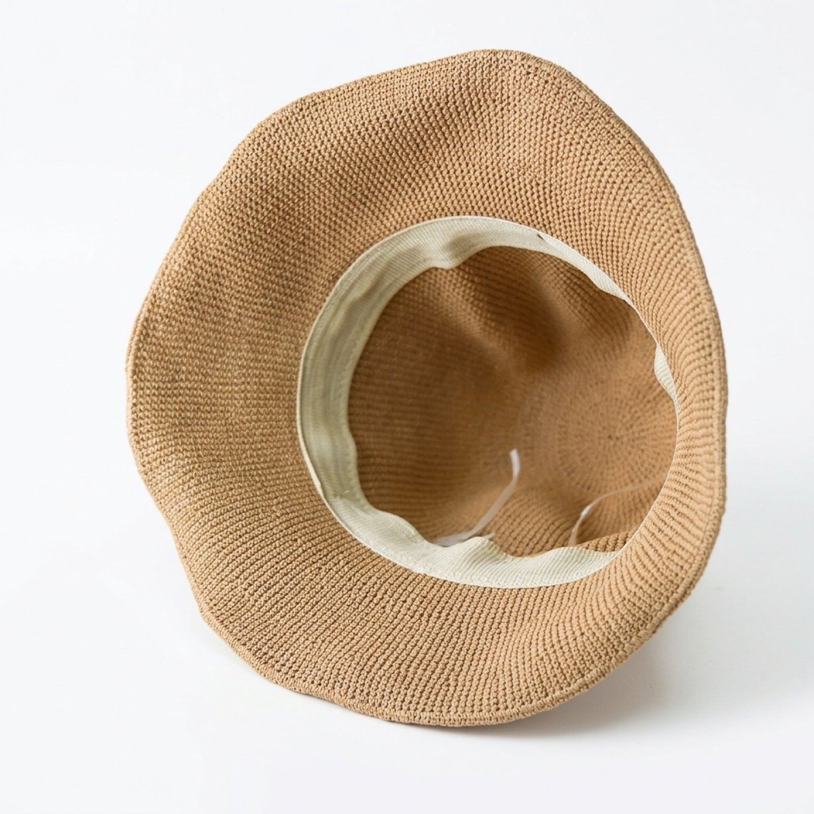 Mouldable Wire Straw Hat - Multiple Angles View 3