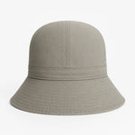 Green cotton bucket hat product view