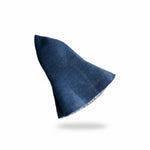 Embroidered Brim Straw Hat - Folded Flat Showing Packability