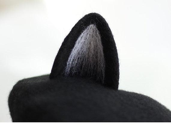 Cat Beret Hat for Women and Kid - Mspineapplecrafts