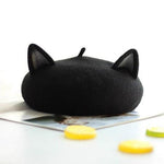 Cat Beret Hat for Women and Kid - Mspineapplecrafts