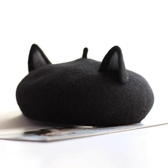 Cat Beret Hat for Women and Kid - Mspineapplecrafts