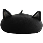 Cat Beret Hat for Women and Kid - Mspineapplecrafts