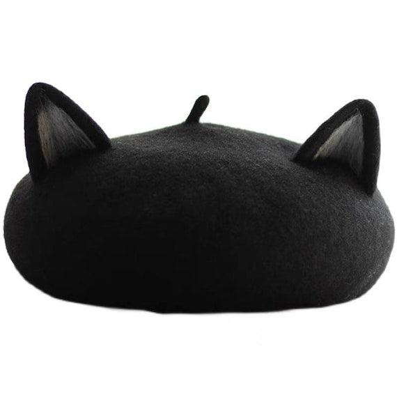 Cat Beret Hat for Women and Kid - Mspineapplecrafts