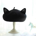 Cat Beret Hat for Women and Kid - Mspineapplecrafts