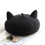 Cat Beret Hat for Women and Kid - Mspineapplecrafts