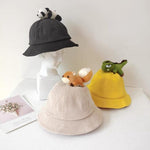 Dinasour Squirrel Panda Bucket Hat For Toddler and Adult - Mspineapplecrafts