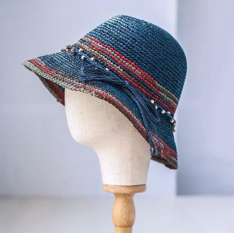 Raffia Straw Hat for Women - Mspineapplecrafts