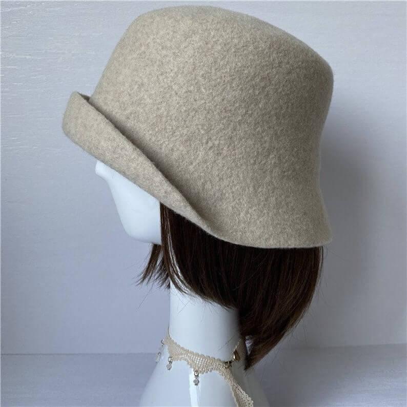 Wool Cloche Hat - Mspineapplecrafts