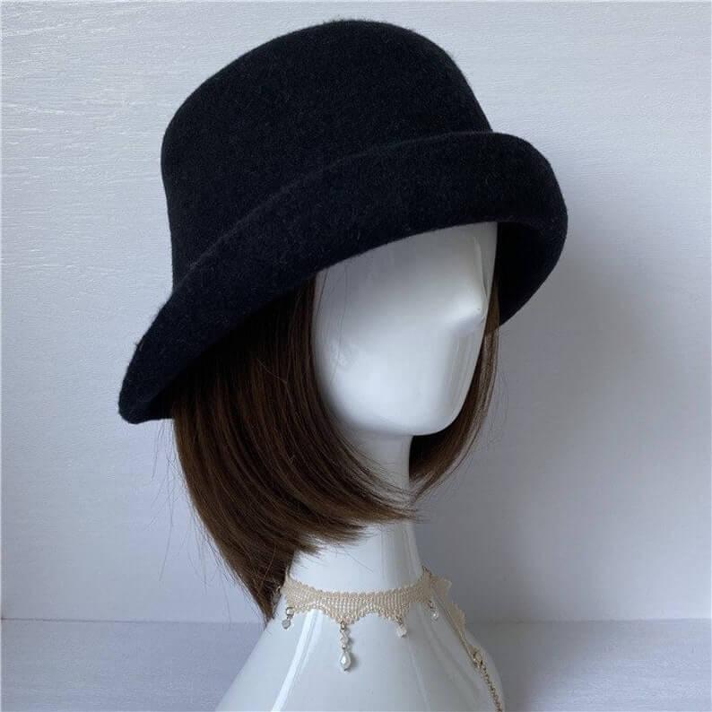 Wool Cloche Hat - Mspineapplecrafts