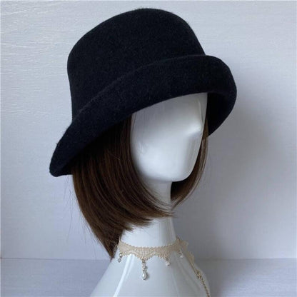 Wool Cloche Hat - Mspineapplecrafts