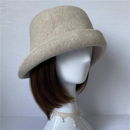 Wool Cloche Hat - Mspineapplecrafts
