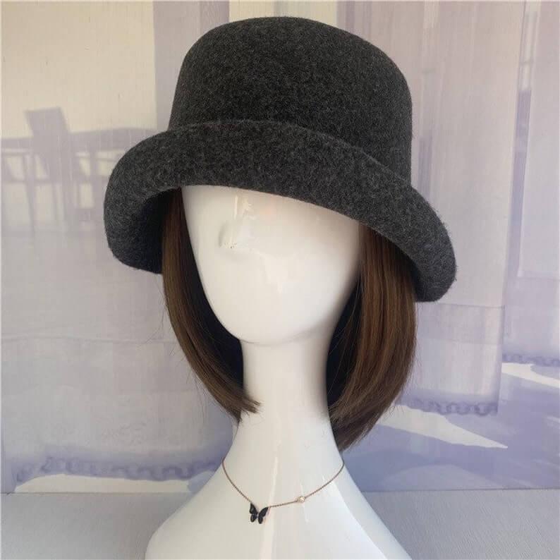 Wool Cloche Hat - Mspineapplecrafts