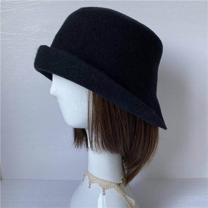 Wool Cloche Hat - Mspineapplecrafts